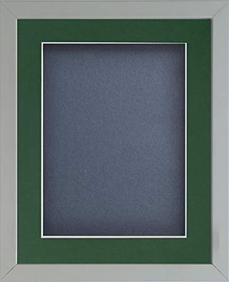 Frame Company Radcliffe Grey A4 with Dark Blue BB and Bottle Green Mount for 10x6