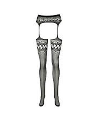 Obsessive Garter Stockings S214 Black S-L