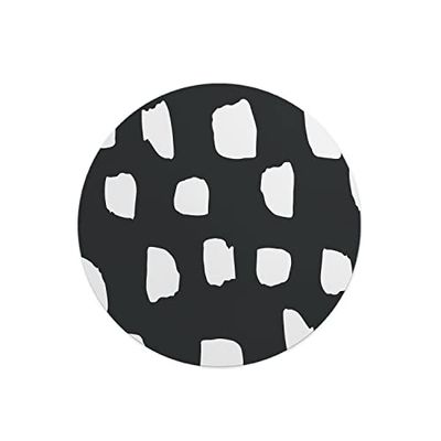 Questo Casa, Round Digital Printed Mouse Pad, Non-Slip Base, for Office and Home, Diameter:22cm