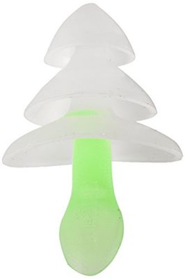 Arena Earplug Pro Bouchons auriculaires de natation , Femme, Transparent/vert, Taille unique