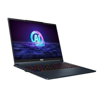 MSI Stealth 16 AI Studio A1VHG-038IT, Notebook Gaming, 16" 16:10 UHD+ MiniLED 120Hz, Intel Ultra 9 185H, Nvidia RTX 4080 GDDR6 12GB, 1TB SSDPCIe 4, DDR5 32GB, WiFi 7, Win11 Pro [Layout e Garanzia ITA]