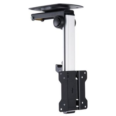 PureMounts PM-Slope-23 Suporte para tetos em declínio, inclinável a 105°, altura ajustável, carga máxima de 20 kg, VESA máximo. 100x100, universal