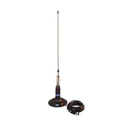 'PNI ML160 Antena CB com íman incluído, 155 cm, preto