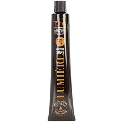 Tahe Lumière Express Coloration capillaire permanente 10 Minutes, Couleur 7.1 Blond Moyen Cendré, 100 ml