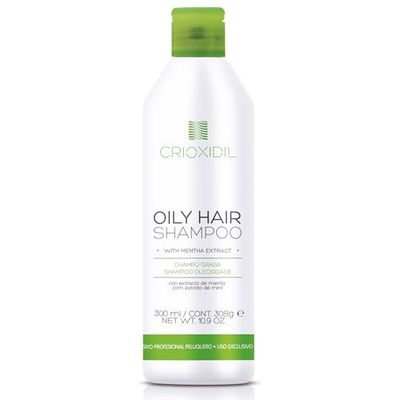 CRIOXIDIL - Shampooing anti-graisse - Oily Hair Shampoo - 300 ml - Équilibre la graisse du cuir chevelu - Purifiant et astringent - Shampooing sébour sans effet rebond