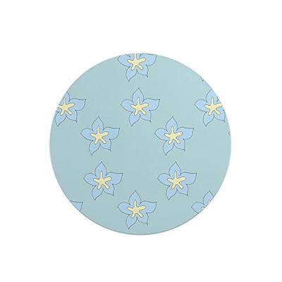 Questo Casa, Round Digital Printed Mouse Pad, Non-Slip Base, for Office and Home, Diameter:22cm