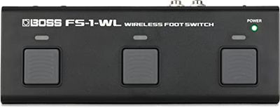 BOSS FS-1-WL kompakt trådlös fotomkopplare | Kontrollera digitala notskriftsappar, YouTube videos, DAWs, instrument med mera via Bluetooth | MIDI