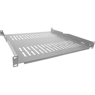 InLine 19114F Tablette 19", 450 mm, 50 kg, 1U, Gris RAL 7035