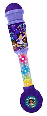 Lexibook Encanto, Microphone Enfant, Jeu Musical, Haut-Parleur intégré, Effets Lumineux, Prise Aux-in, Violet, MIC90EN