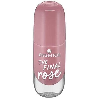 essence gel nail colour, nail polish, no. 08, nude, long-lasting, express result, quick-drying, shiny, colour-intensive, acetone-free, vegan, no microplastic particles, without perfume, pack of 1 (8