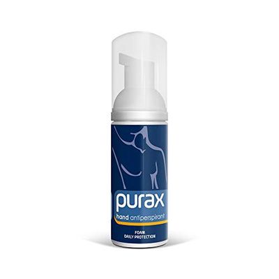 Purax Anti-transpirant pour les mains en mousse, 50 ml