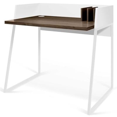 Symbiosis Volga Bureau, Noyer et Blanc, 90x60x88 cm