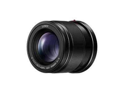 Panasonic Lumix 42,5mm F1.7 | Objectif à focale fixe H-HS043E9-K (Grand angle 42,5mm, Grande ouverture F1.7, Stabilisé, equiv. 35mm : 85mm) Noir – Compatible monture Micro 4/3 Panasonic & Olympus