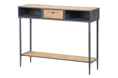 Adda Home Console, Métal/Bambou, 100X32X81 CM