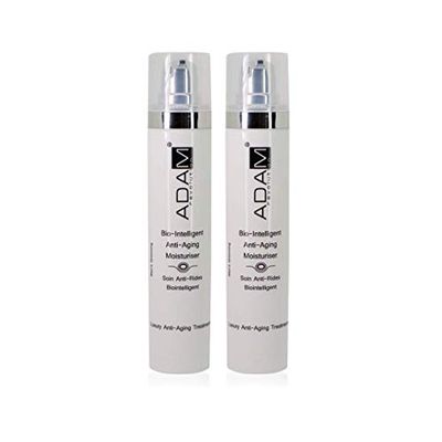 ADAM REVOLUTION Set Soin Anti-Rides Homme Bio-Intelligent, 2 x 50 ml