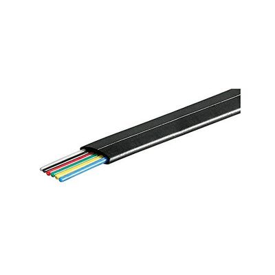 Goobay 45851 telefoonkabel, 500 m, spoel, AWG 28, CCA, koper gecoat aluminium, zwart