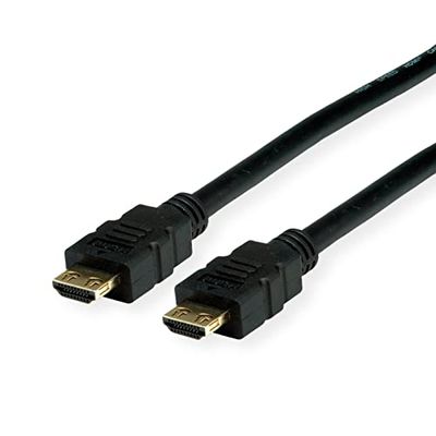 VALUE 4K HDMI Ultra HD kabel met Ethernet | Stekker/Plug | zwart | 2,0 m | voor de optimale overdracht van films met een 4K resolutie van tot 3840x2160 @60Hz