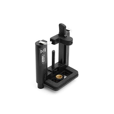 SYSTEM-S Varilla Selfie Stick Monopod Tripod Tripode 1/4 Rosca Adaptador Soporte Holder para Smartphone, phablet teléfono móvil, 55 mm – 100 mm, sin escalones