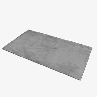 Comart, Tapis Carezza Super Doux, Moelleux et Velu, Fond antidérapant, Design Moderne et Confortable, pour Salon, Chambre à Coucher, Dessous de lit, Lavable en Machine, Couleur Gris, 100 x 150 cm