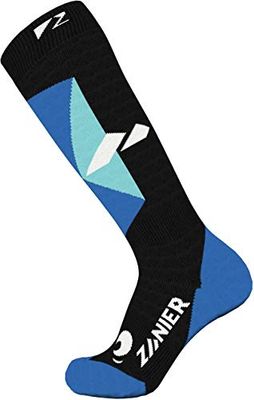 Zanier Unisex jeugd 57058-2040-M duiksokken, zwart, koningsblauw, M