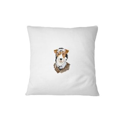 Bona Basics Housse de Coussin décorative, Polyester, white-417, 45 x 45 cm