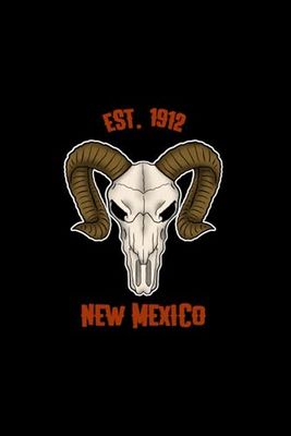 New Mexico Blank Lined Journal: Desert Ram Themed Notebook Souvenir for Travel Lovers, 120 Pages 6 x 9 inches