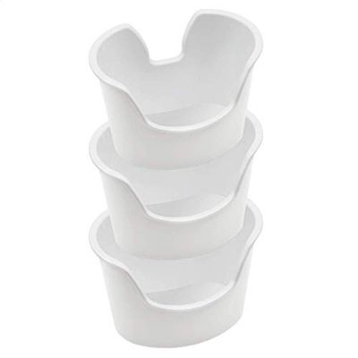 Ezy Dose ACULife Ear Wash and Ear Wax Remover Basin, White, 3 Count