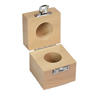 KERN KP-3856 - Estuche de madera de haya para peso (500 g), color madera