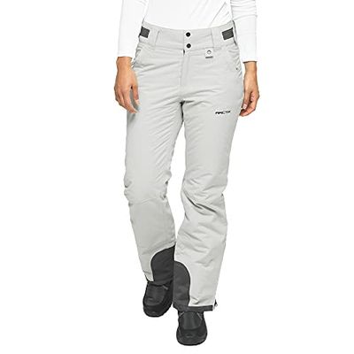 ARCTIX Pantaloni da Neve isolati da Donna, Grigio Silenzio, S