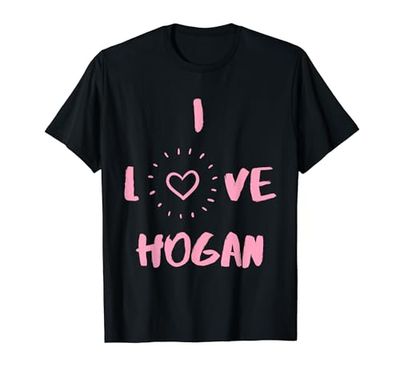 I Love Hogan I Heart Hogan divertido regalo Hogan Camiseta
