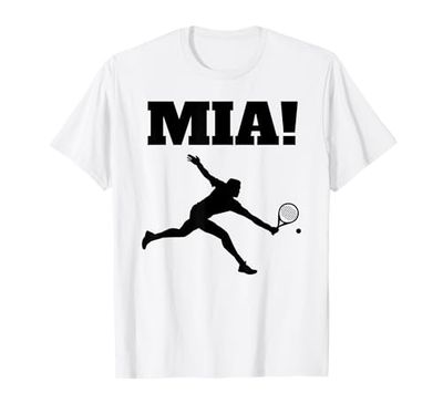 Padel Silhouette Divertente Giocatore Maglietta