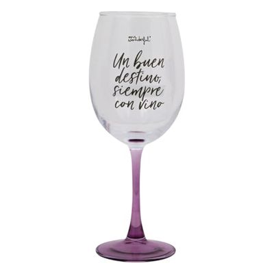 Mr. Wonderful Mr.Wonderful-Copa dobre przeznaczenie, zawsze z winem, wielokolorowy (2504020523W0ESP)