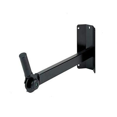 euromet STANDING INNOVATION Supporto Cassa/diffusore professionale a parete nere ad angolo con sistema di inclinazione