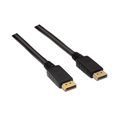 AISENS A124 – 0130 – 4 K kabel (3 m, 60 Hz, DP/m-dp/M, paneel of TV) zwart