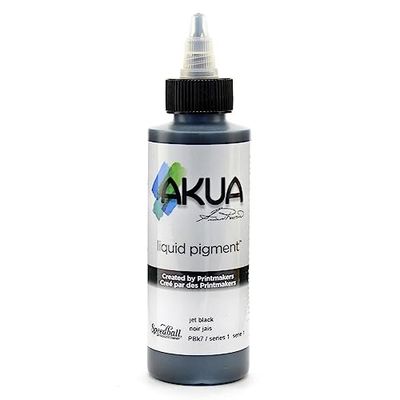 Akua Liquid Pigment 4oz Jet Black S1