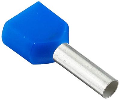 Twin Ferrules 2 x 2.50 mm² Blue