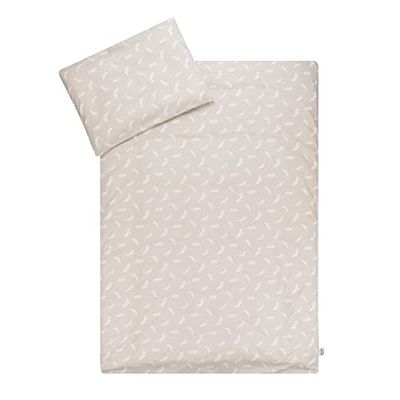 Julius Zöllner Jersey - kinderbeddengoed 100 x 135 cm + 40 x 60 cm, 2-delige set dekbedovertrek en kussensloop, 100% jersey-katoen, met ritssluiting, Öko-Tex Standard 100, Twiggy