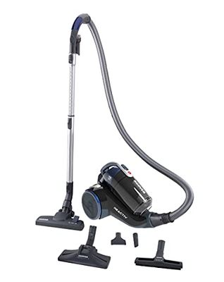 Hoover Reactiv RC50PAR Aspiradora sin Bolsa de Trineo, Especial Parquet, Cepillo Parquet y Accesorio 2en1, Depósito 2 L, Ciclónico, 550W, Filtros EPA, 75dba, Cable 5m