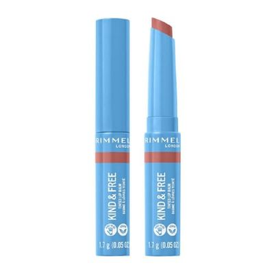 Rimmel Kind & Free Tinted Lip Balm, 002 Natural Apricot, 4 g