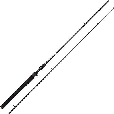 Savage Gear SG2 Vertical Specialist Canna da Spinning, Canne da Pesca, Canne da Spinning, Predator, Luccio, Persico, Trota, Lucioperca, Unisex, Nero, 1,98m | 7-21g