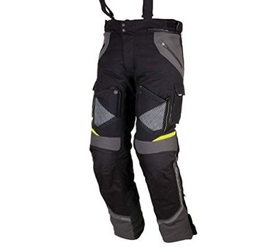 Modeka Panamericana Motorfiets textiel broek Zwart/neon