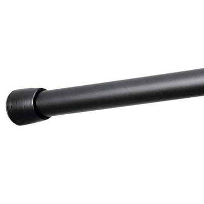 iDesign iDesign 78474Eu Cameo Barre de Traction de Rideau de Douche Pvc/Polypropylène Noir 107 X 4 cm