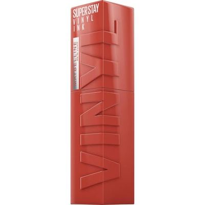 Maybelline New York Lip Colour, Smudge-free, Long Lasting up to 16h, Liquid Lipstick, Shine Finish, SuperStay Vinyl Ink, 125 Keen