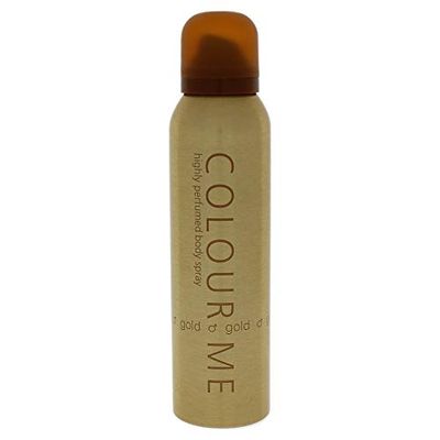 COLOUR ME Gold Homme 150ml Body Spray Perfume for Men. Luxury Fragrance - Mens Aftershave, Long Lasting Fragrance for Men by Milton-Lloyd