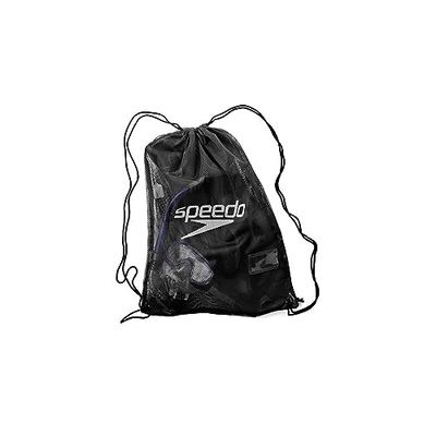 Speedo Unissexo Pool Mesh Bag | Kit Bag, Swim Bag, Black, One Size