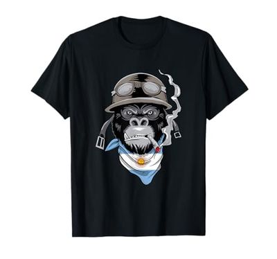 Bandera Argentina Motociclista Argentino Camiseta
