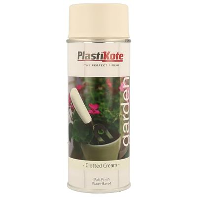 PlastiKote PKT27204 Spray Paint, Clotted Cream, 1 Count (Pack of 1)