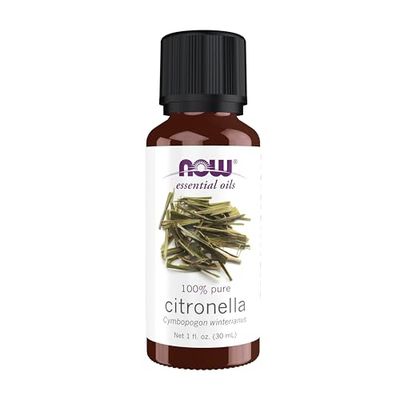 Now Foods Óleo essencial, óleo de citronela 1 unidade 30 ml