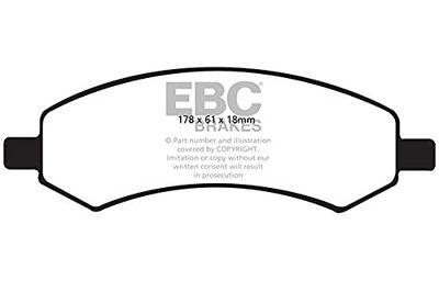 EBC Brakes DP41738R Yellow stuff Brake Pads