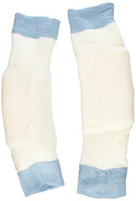 Rolyan Protecteurs coude / talon, paire de manchon de 28cm maximum avec coussinet de gel pour protéger et soulager la pression, support étirable, protecteurs de coude et talon. Taille M